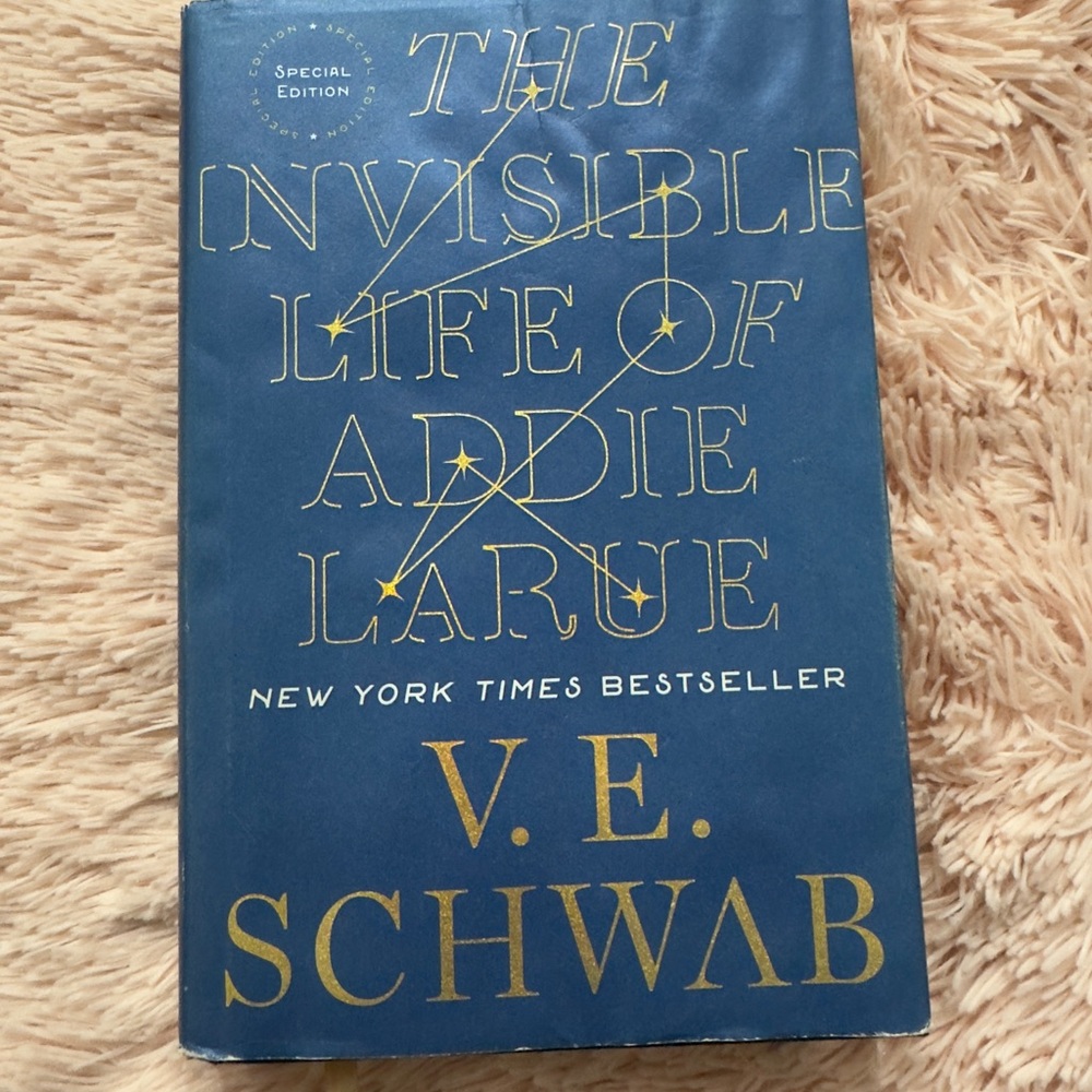 The Invisible Life of Addie LaRue by V.E. Schwab - Blue Cover